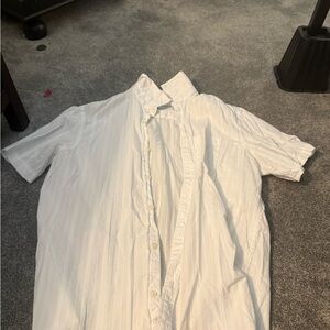 Old Navy Men's Casual White Button Down Shirt